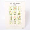 Cavallini Wall Calendar | Wildflowers | Conscious Craft