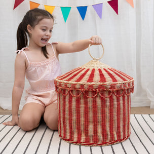 Olliella Circus Tent Toy Basket | Conscious Craft