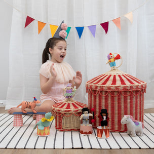 Olliella Circus Tent Toy Basket | Conscious Craft