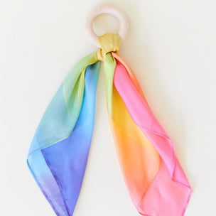 Sarah's Silk Teether Rainbow | Conscious Craft