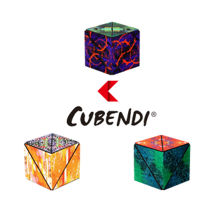 Cubendi puzzle cubes in 3 colours from Fun In Motion Toys |  Conscious Craft