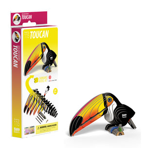 EUGY Toucan | Kids Cardboard Craft Kit
