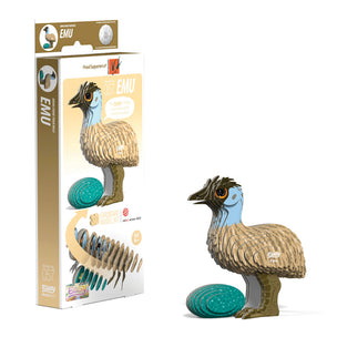 Eugy Emu card craft |  Conscious Craft