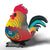 EUGY Rooster cardboard craft kit
