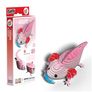 EUGY Axolotl | Kids Cardboard Craft Kit