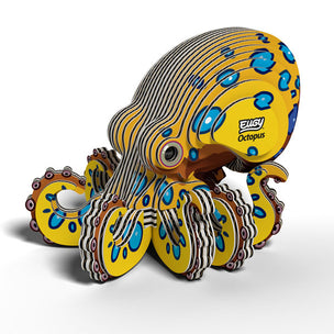 EUGY Octopus | Kids Cardboard Craft Kit