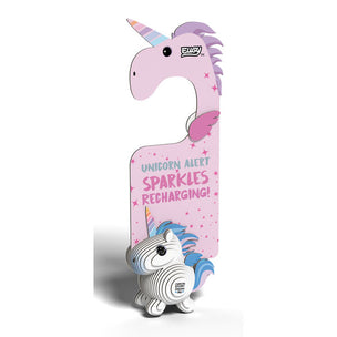 EUGY Unicorn Sky Door Hanger  | Kids Cardboard Craft Kit