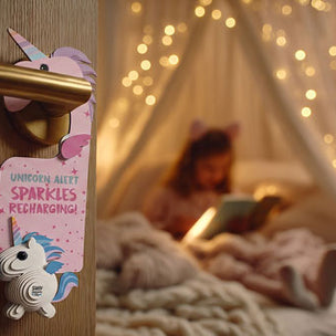 EUGY Unicorn Sky Door Hanger  | Kids Cardboard Craft Kit