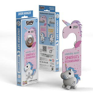 EUGY Unicorn Sky Door Hanger  | Kids Cardboard Craft Kit