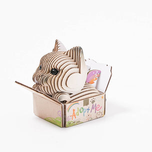 Eugy Cat Mocha Cardboard Kids Craft | © Conscious Craft