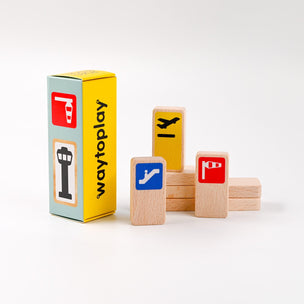 Wooden signs to go with the  runway set from Way to Play