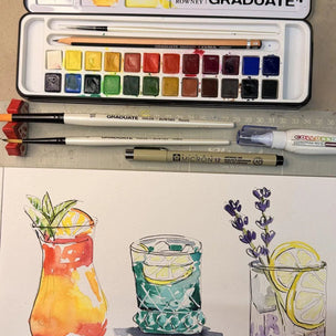 Graduate 24 Watercolour Set