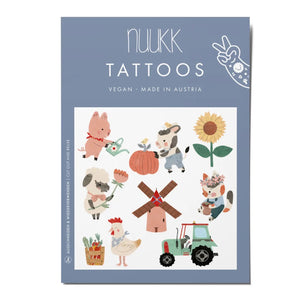 Organic Vegan Temporary Tattoo | Farm