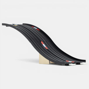 Roadworks Expansion Pack | Hop Black toy track with red and white accents on a white background