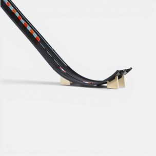 Toy track set on a white background