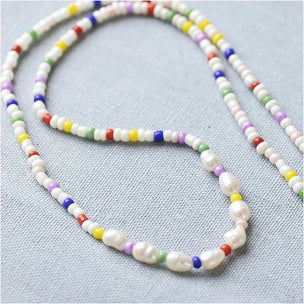 Mini Craft Kit Freshwater Pearls with colours | Conscious Craft