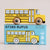 Yellow toy school bus with 'Le Toy Van' branding on a matching box.