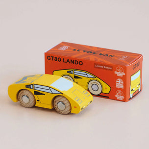 Le Toy Van yellow lando wooden car