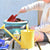 Glückskäfer Metal Shovel Round | Red