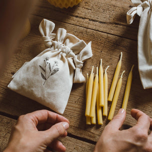 Beeswax Birthday Candles