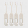 4 metal campfire forks
