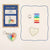 Cotton Twist keyring craft kit with colorful heart-shaped keychain and packaging on a white background