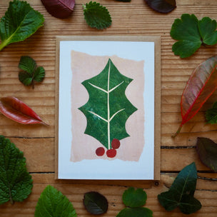 Holly Postcard