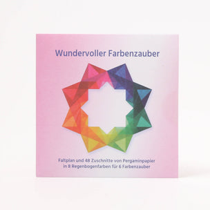 rainbow coloured kite paper for window star in new design