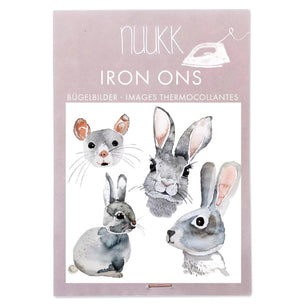Product shot of iron on Bunnies 