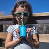 Klean Kanteen Kid Cup Straw Lids Blue | Conscious Craft