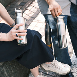 Klean Kanteen Rise Reflect Insulated 592ml | Stainless Steel & Bamboo