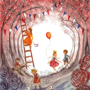 Bijdehansje Postcard Kingsday