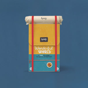A wonderful world tour game Packaged product with 'londji' branding on a blue background