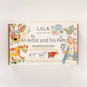 An Artist and His Pets