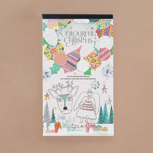 Lola Colourful Christmas Sketch Book | Conscious Craft