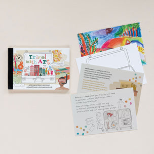 Lola Travel with Art Postcard Book | Conscious Craft