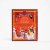 Book cover with magical illustrations and text on a white background