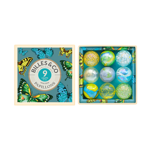 Butterfly Large Shooter Marbles | Mini Box