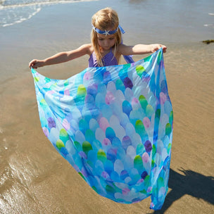 Sarah's Silks Play Silk Blue Mermaid | Conscious Craft