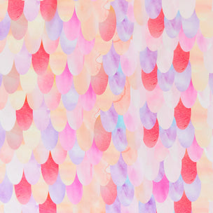 Pastel-colored pattern with pink, purple, and yellow shades.