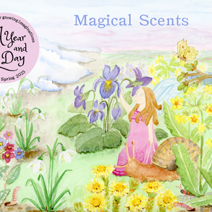 The cover of Issue No 21 Spring: Magical Scents from A Year and a Day Magazine