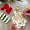 Mini Craft Kit | Stitched Mistletoe Decoration