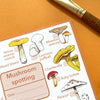 Alexia Claire Mushrooms Wildlife Spotting Notepad