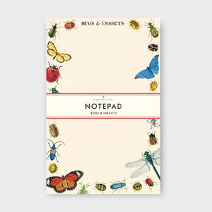 Cavallini Notepad Bugs & Insects | Conscious Craft