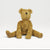Brown teddy bear on a white background