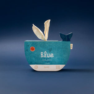 Blue whale shaped puzzle 