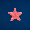 Star-shaped puzzle piece on a blue background