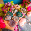 Mandala Gems Pastel Ocean Jasper Palmstone | Conscious Craft