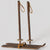Maileg wooden ski pole and skis