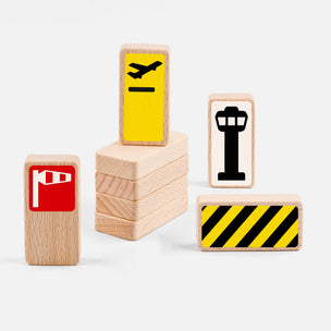 Wooden signs to go with the  runway set from Way to Play